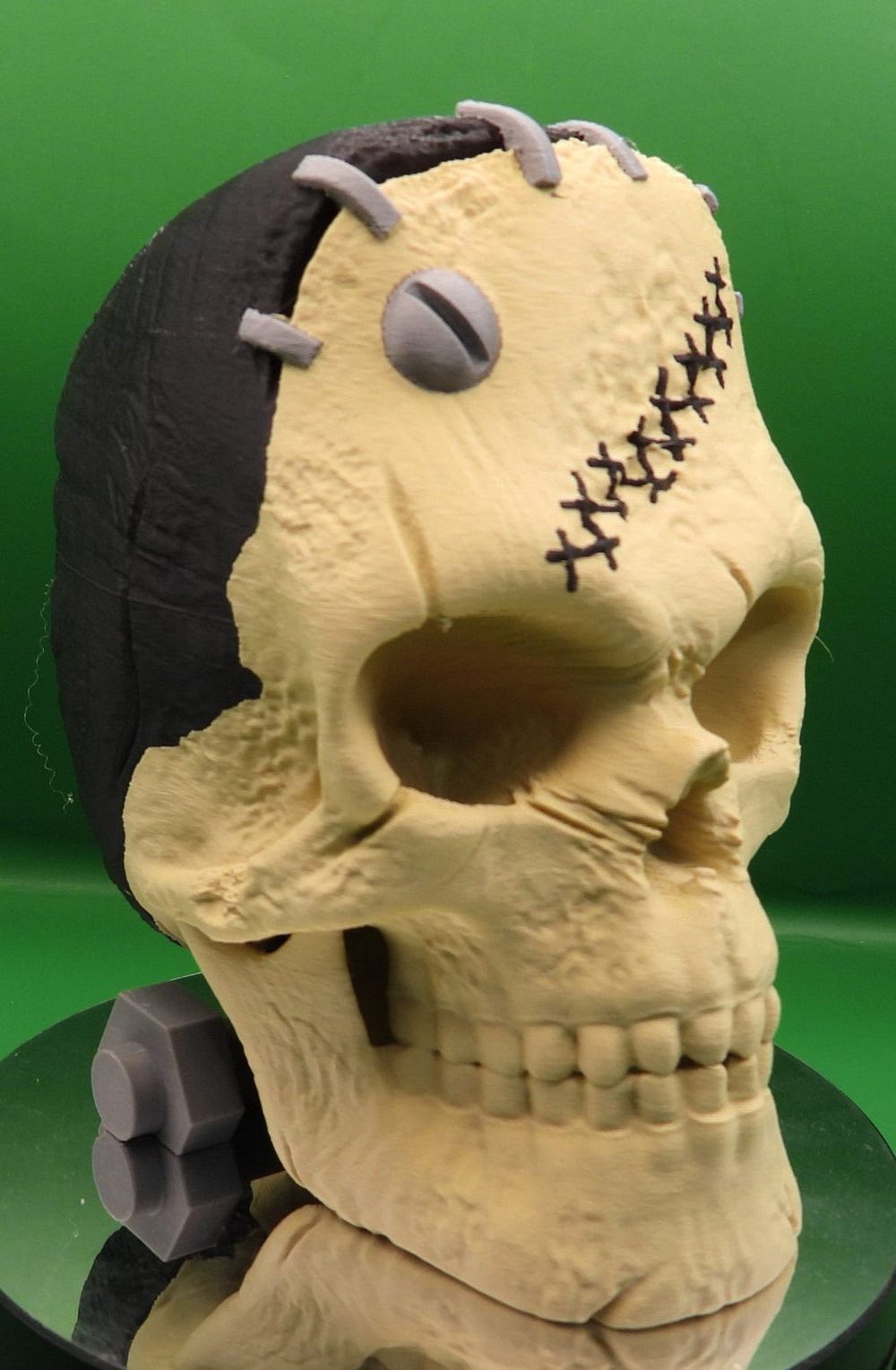 Frankenstein's Monster Skull Planter