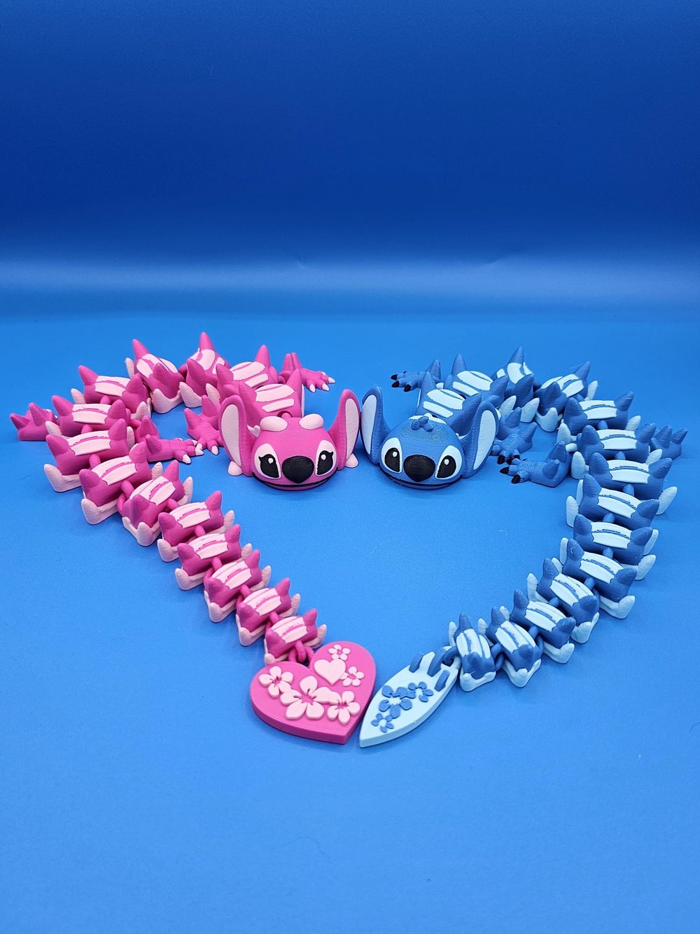 Blue Alien Dragon Flexi