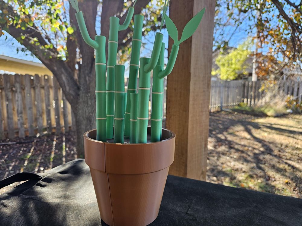 Multi-Functional Bamboo Shoot Planter!